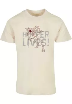 Футболка с принтом STRANGER THINGS HOPPERS LIVE ABSOLUTE CULT, песочный