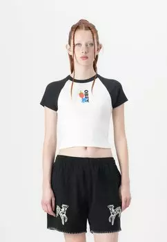 Футболка с принтом STRAWBERRY EYES Obey Clothing, белый