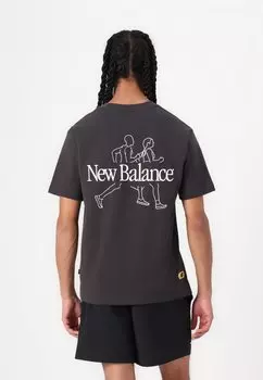 Футболка с принтом STREET CLASSICS RUNNERS New Balance, черный