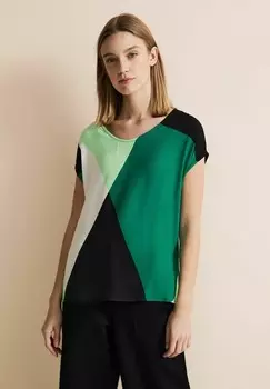 Футболка с принтом Street One, цвет grn