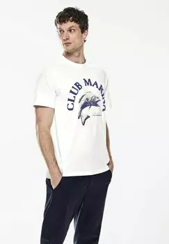 Футболка с принтом Street One MEN, белый