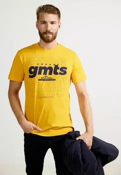 Футболка с принтом Street One MEN, гельб