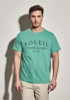 Футболка с принтом Street One MEN, мятный