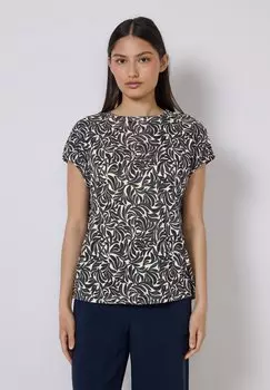 Футболка с принтом Street One Studio, бежевый