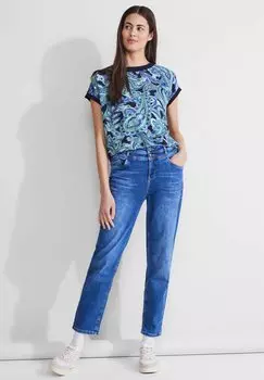 Футболка с принтом Street One, trkis