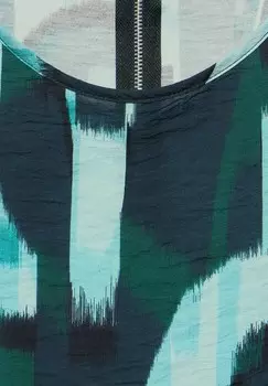 Футболка с принтом Street One, зеленый