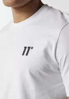 Футболка с принтом STREETWEAR BACK GRAPHIC 11 DEGREES, белый