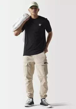 Футболка с принтом STREETWEAR BACK GRAPHIC 11 DEGREES, черный