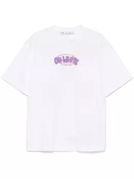 Футболка с принтом стрелок Off-White, белый