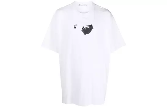 Футболка с принтом стрелок Off-White, белый
