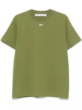 Футболка с принтом стрелок Off-White, зеленый