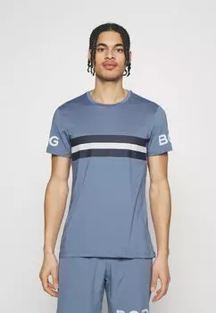 Футболка с принтом STRIPE Bjrn Borg, Stonewash