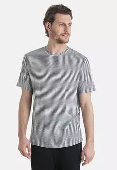 Футболка с принтом STRIPE icebreaker, бежевый