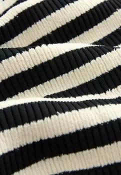 Футболка с принтом STRIPE SHORT SLEEVE REGULAR FIT Next, черный