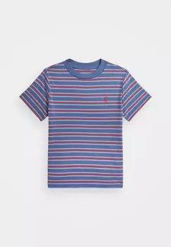Футболка с принтом STRIPED COTTON JERSEY T-SHIRT Ralph Lauren, разноцветный