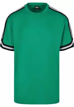 Футболка с принтом Stripes Tee Urban Classics, зеленыйово-зеленый