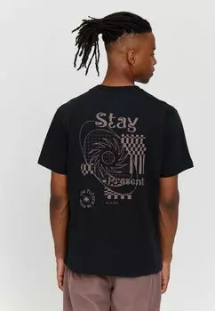 Футболка с принтом STUNDON Mazine, цвет black