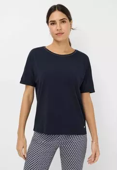 Футболка с принтом STYLE CAELEN BRAX, темно-синий