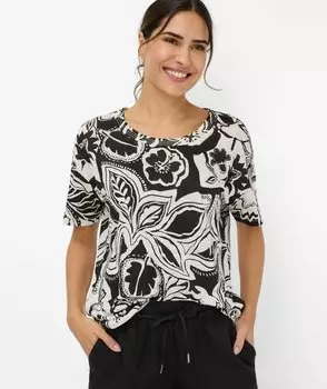 Футболка с принтом STYLE CANDICE BRAX, черный