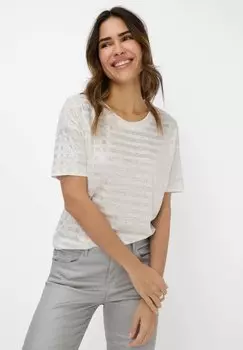 Футболка с принтом STYLE CANDICE BRAX, кремовый