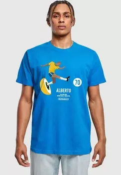 Футболка с принтом SUBBUTEO-ALBERTO Merchcode, синий