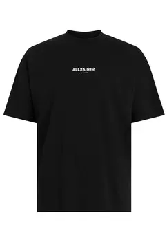 Футболка с принтом SUBVERSE CREW AllSaints, черный