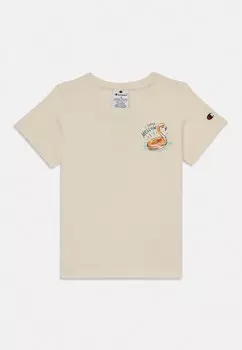 Футболка с принтом SUMMER CREW NECK Champion, бежевый