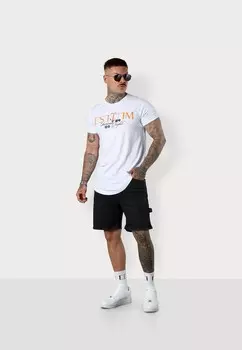 Футболка с принтом SUMMER NIGHTS ESTEEM, белый