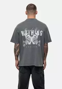 Футболка с принтом SUMMER PRINT TEE Good For Nothing, серый