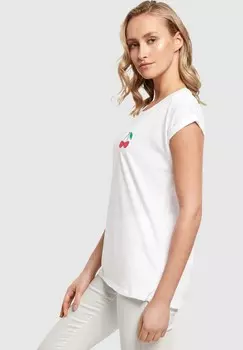 Футболка с принтом SUMMER SWEET CHERRY Merchcode, белый