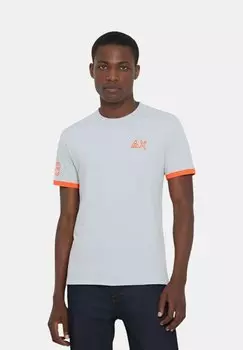 Футболка с принтом Sun68, белый