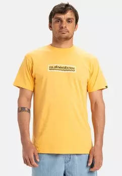 Футболка с принтом SUN DAGGER Quiksilver, желтый