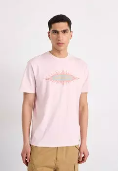 Футболка с принтом SUN Volcom, цвет lilac ash