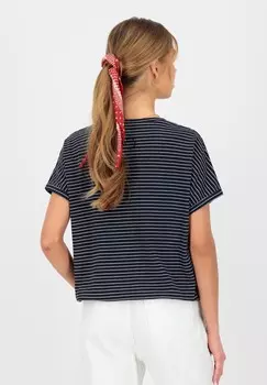 Футболка с принтом SUNAK KURZARM alife & kickin, темно-синий