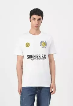 Футболка с принтом SUNNIES FC GRAPHIC Lyle & Scott, белый