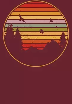 Футболка с принтом SUNSET BERGE TANNEN watapparel, темно-красный