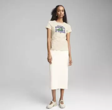 Футболка с принтом SUPER GRAPHICS Puma, белый