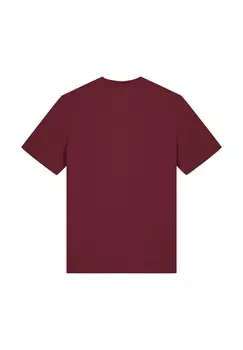 Футболка с принтом SUPERASTRONAUT watapparel, бордовый