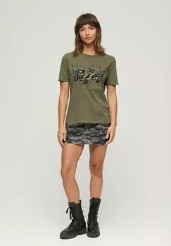 Футболка с принтом Superdry