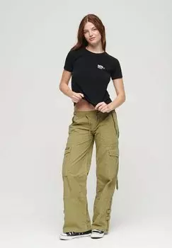 Футболка с принтом Superdry, черный