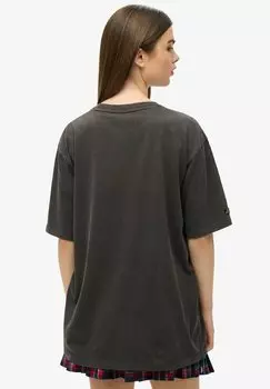Футболка с принтом Superdry, черный