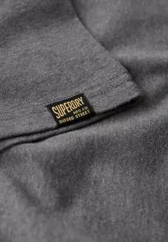 Футболка с принтом Superdry, гранитно-серый меланж