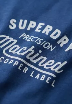 Футболка с принтом Superdry, синий