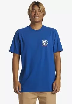 Футболка с принтом SURF MOE Quiksilver, цвет byc