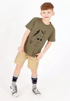 Футболка с принтом SURF PARTS Band Of Rascals, цвет olive