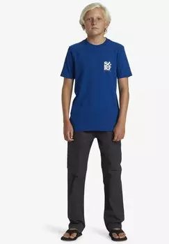 Футболка с принтом SURF SS BOE Quiksilver, цвет monaco blue