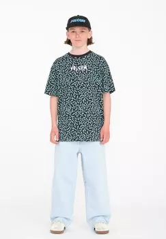 Футболка с принтом SURFPUNK SST Volcom, цвет black