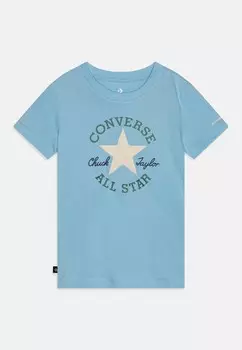 Футболка с принтом SUSTAINABLE CORE TEE Converse, синий