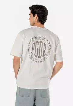 Футболка с принтом SYMEN TEE Pegador, молочный