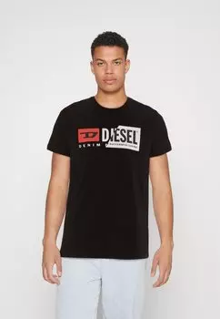 Футболка с принтом T-DIEGO-CUTY Diesel, черный